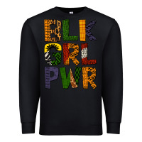 Black black girl power Premium Sweatshirt - BundleAndBundleShop