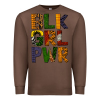 Chestnut black girl power Premium Sweatshirt - BundleAndBundleShop