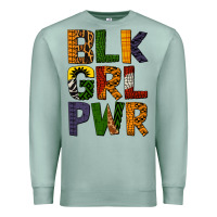 Seafoam black girl power Premium Sweatshirt - BundleAndBundleShop