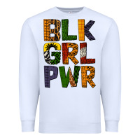 White black girl power Premium Sweatshirt - BundleAndBundleShop