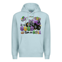 Blue Mist let the good times roll Premium Hoodie - MaliasSmallBusiness