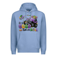 Colony Blue let the good times roll Premium Hoodie - MaliasSmallBusiness