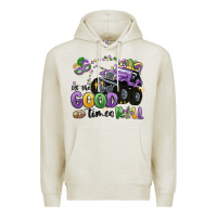 Oatmeal Heather let the good times roll Premium Hoodie - MaliasSmallBusiness