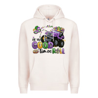 Pale Pink let the good times roll Premium Hoodie - MaliasSmallBusiness