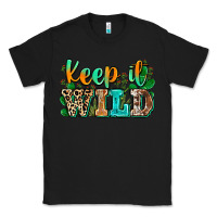 Black keep it wild Classic Tee - Zillion Design Studio