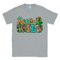 Heather Grey keep it wild Classic Tee - Zillion Design Studio