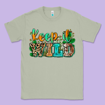 Keep It Wild Classic Tee Designed By Zillion Design Studio