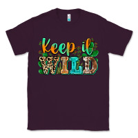 Plum keep it wild Classic Tee - Zillion Design Studio