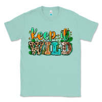Seafoam keep it wild Classic Tee - Zillion Design Studio
