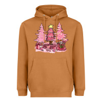 Meerkat pink christmas trees with gift box bbs Heavyweight Hoodie - BundleAndBundleShop