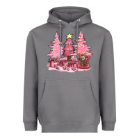 Storm pink christmas trees with gift box bbs Heavyweight Hoodie - BundleAndBundleShop