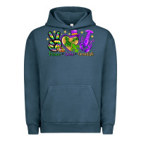Pigment Midnight Navy peace love crawfish Urban Hoodie - NancyCooperArtShop