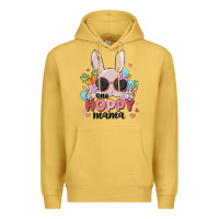 Antique Gold one hoppy mama Premium Hoodie - MaliasSmallBusiness