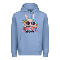 Colony Blue one hoppy mama Premium Hoodie - MaliasSmallBusiness