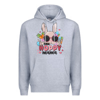 Heather Grey one hoppy mama Premium Hoodie - MaliasSmallBusiness