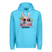 Ocean Blue one hoppy mama Premium Hoodie - MaliasSmallBusiness