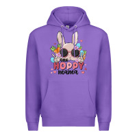 Purple one hoppy mama Premium Hoodie - MaliasSmallBusiness