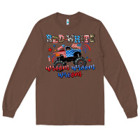Chestnut red white wroom wroom wroom Long Sleeve Tee - AdoDesignShop