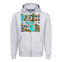 Heather Grey faith over fear Zipper Hoodie - Zillion Design Studio