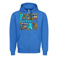 True Royal faith over fear Zipper Hoodie - Zillion Design Studio