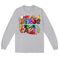 Moon Dust not all heros wear capes Long Sleeve Tee - Zillion Design Studio