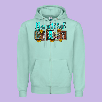 Beautiful Crazy Zipper Hoodie Designed By Zillion Design Studio