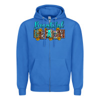True Royal beautiful crazy Zipper Hoodie - Zillion Design Studio