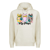 Oatmeal Heather my peeps Premium Hoodie - MaliasSmallBusiness