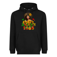 Black afro woman juneteenth 1865 Heavyweight Hoodie - AdoDesignShop