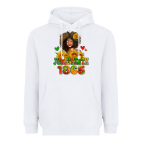 White afro woman juneteenth 1865 Heavyweight Hoodie - AdoDesignShop