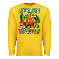 Lemon let's get toasted with camp fire Premium Sweatshirt - AdoDesignShop