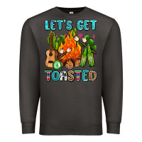 Smoke let's get toasted with camp fire Premium Sweatshirt - AdoDesignShop