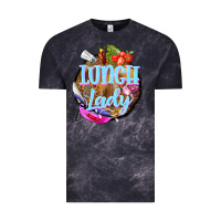 Cloud Black western lunch lady Vintage Tee - BarkalooDesign