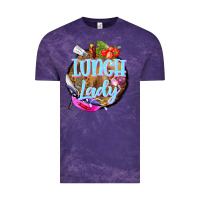 Cloud Purple western lunch lady Vintage Tee - BarkalooDesign