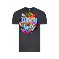 Vintage Black western lunch lady Vintage Tee - BarkalooDesign