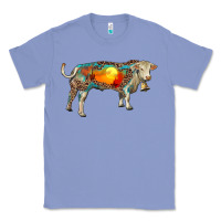 Colony Blue charolais bull with desert and leopard Classic Tee - RanaPortraitStore