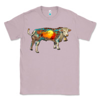 Lilac charolais bull with desert and leopard Classic Tee - RanaPortraitStore