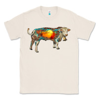 Natural charolais bull with desert and leopard Classic Tee - RanaPortraitStore