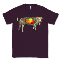 Plum charolais bull with desert and leopard Classic Tee - RanaPortraitStore