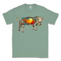 Sage charolais bull with desert and leopard Classic Tee - RanaPortraitStore