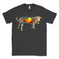 Smoke charolais bull with desert and leopard Classic Tee - RanaPortraitStore