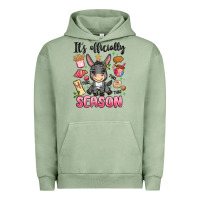 Pigment Oil Green its officially season Urban Hoodie - MaliasSmallBusiness