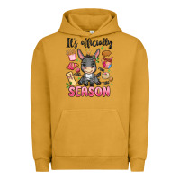 Pigment Peanut Butter its officially season Urban Hoodie - MaliasSmallBusiness