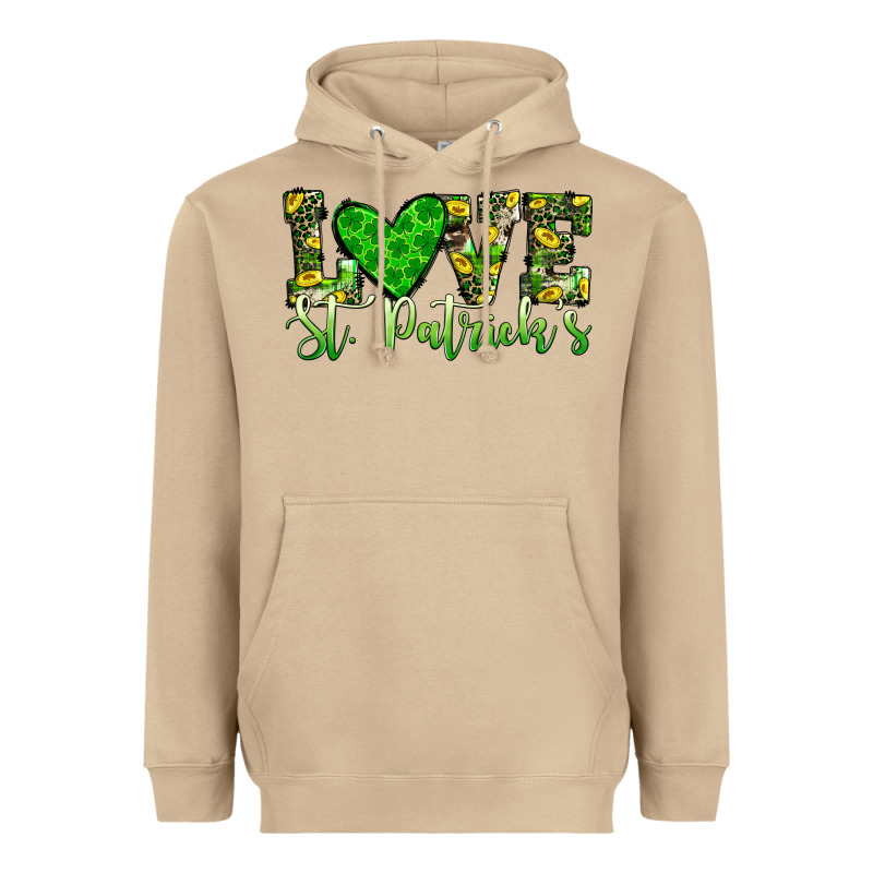 Love St Patrick S Heart Heavyweight Hoodie by JahusDesignShop | Teevron