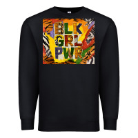 Black black girl power tumbler Premium Sweatshirt - BundleAndBundleShop