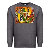 Charcoal Heather black girl power tumbler Premium Sweatshirt - BundleAndBundleShop