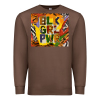 Chestnut black girl power tumbler Premium Sweatshirt - BundleAndBundleShop