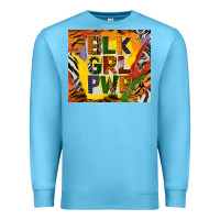 Ocean Blue black girl power tumbler Premium Sweatshirt - BundleAndBundleShop