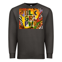 Smoke black girl power tumbler Premium Sweatshirt - BundleAndBundleShop