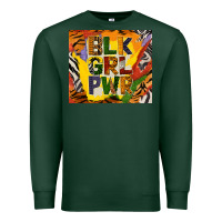 Sports Green black girl power tumbler Premium Sweatshirt - BundleAndBundleShop